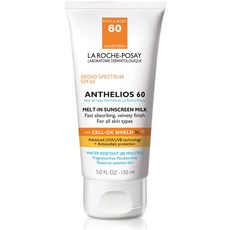 La Roche-Posay Anthelios 60 Melt-in Suncreen Milk 라로슈포제 안셀리오스 60 멜트인 선스크린 밀크 SPF 60 5oz(150ml), 1개