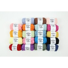 [Ancalls] 리본코튼 Ribbon Cotton 10볼묶음, 314 블랙10볼세트, 10개