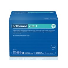 오쏘몰 오르토몰 orthomol 바이탈 F 오렌지 파우더 캡슐 과립형 30일분(여성용), 오쏘몰 바이탈 F 오렌지 파우더 캡슐 과립형