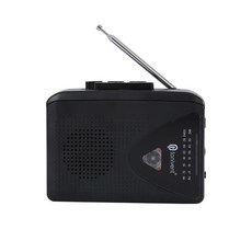 휴대용 워크맨 플레이어 카세트 감성 테이프 구식 플립 USB 전원 컨버터블 MP3, B. 블랙