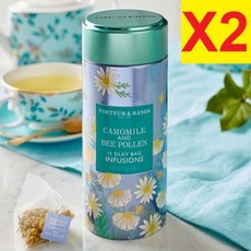 포트넘앤메이슨 캐모마일 앤 비 폴렌 인퓨전 티15티백입x2개 (총30티백) Camomile Bee Pollen Infusion Tin, 2g, 15개입, 2개