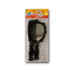 태극 공주 거울 빗 세트 메이크업 화장거울 머리빗, 없음, 상세설명 참조