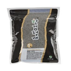 한식품 검정깨 가루 1kg, 1개