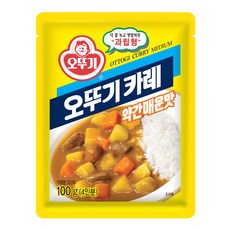 오뚜기 카레 과립형 약간매운맛, 100g, 1개 1개, 100g
