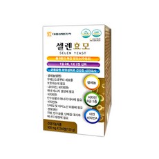 대웅 셀렌 효모 240정 (2개월분) 복합 면역력 영양제, 1box