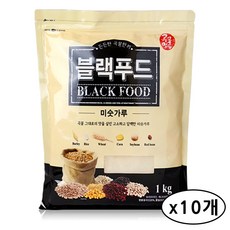 곡물명가 블랙푸드 미숫가루 1kg, 10개