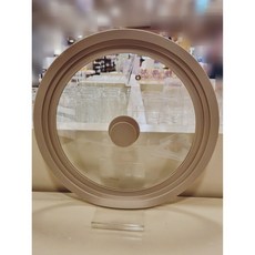 모던하우스 다용도 실리콘 유리뚜껑L 28cm-32cm 베이지 CK2024003, 단품, 1개