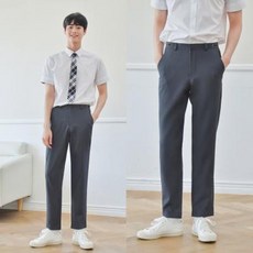 GBM (허리조절) 하복 스판 먹색 교복바지 남자