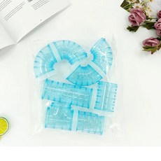 귀여운 햄스터 터널 애완 동물 스포츠 훈련 파이프라인 투명 활주, 7.blue 1set, 1개
