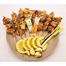 파닭꼬치 닭꼬치 5개 캠핑음식 가정용 숯불 안주 닭다리살 치킨 바베큐 데리야끼 껍질, 파닭꼬치5개 X 2