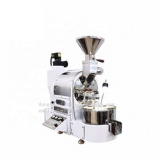 Lpg Commercial 2kg Roasting Cacao Electric roaster Gas1kg Toaster machi Bean Cocoa Coffee Industrial, White