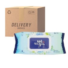 배로물티슈 그린동화 배로 물티슈 캡형 엠보싱 60매x20팩 520g