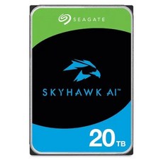 SEAGATE 시게이트 SKYHWAK 스카이호크 정품 DVR NVR 저장 보안 감시 CCTV 전용 3.5HDD SATA 20TB 7200RPM 64MB ST20000VE002, ST10000VE001 - 시게이트스카이호크