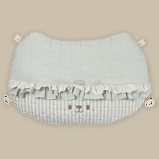 강아지 유모차가드 포포프릴 애완동물용 귀여운 카고 담요 쿠션, 1, 연두색 가장자리 예쁨