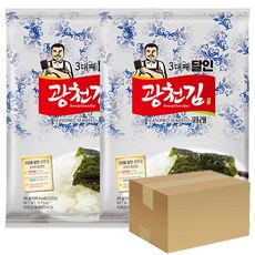 광천김 달인 파래 전장김, 20g, 9개