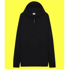 (정품보장) CP COMPANY Nylon Stretch Double Hoodie (14CMSS180A 005669G 999) (나일론 렌즈 하프집업 더블 후드티) 1308792