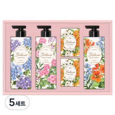 LG 生活健康 草本香氛系列洗沐禮盒+購物袋, 5組