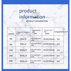 고출력 어항 외부 살균 램프 UV 조류 수족관 액세서리 220V-240V 5-36W, 1개