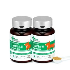마이펫닥터 강아지간식 스텔라스킨 피부 피모 고양이 강아지영양제, 60g, 2개
