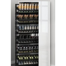 회전하는 신발장 오픈 수납 스윙 슈즈렉 푸시풀, 16켤레의 신발을 위한 4개의 레이어