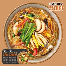 [카페이노스] 잡채랑 소고기 버섯 잡채, 2개, 350g