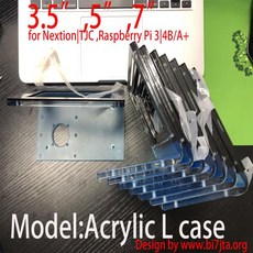 MMDVM 아크릴 "L" 케이스 장착 나사 Nextion TJC용 5 인치, 02 for TJC T K Serial