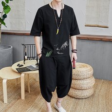 생활한복 자수 밴딩바지 개량한복 생활한복(개량한복)