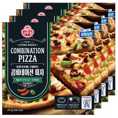 [오뚜기] 냉동 콤비네이션 피자 415g, 4개