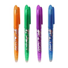 지워지는 젤 펜 Multi-Color0.5mm 팁 페인팅 쓰기 드로잉 학교 블랙 블루 레드 핑크 오렌지 그린 퍼플 연, 17 4 Color Mix B, 1개