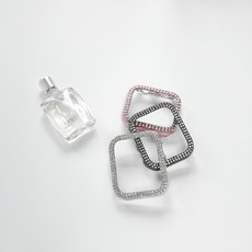 애플워치 케이스 9 울트라 SE2 8 7 6 호환, 블랙, 더블큐빅범퍼, 38mm, 1개
