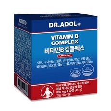 닥터아돌 밀크칼슘 비타민B 컴플렉스, 1개, 60정
