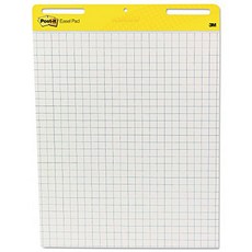Post-it 560 Easel Pad Self-Stick Faint Grid 30 Sheets 25-Inch x30-Inch 2/CT WE 포스트잇 560 이젤 패드 셀프 스틱, 1