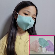 수에코마스크 컬러 파스텔 소형 1팩(5매)새부리형 국내생산 귀편한 마스크 이로운몰, 핑크, 1팩