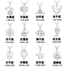 순금별자리팬던트