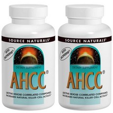 소스내츄럴스 AHCC 바이오페린 500mg 캡슐, 2개, 60정