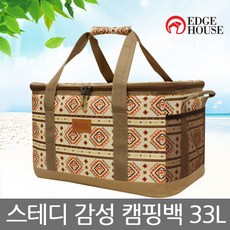 엣지하우스 감성 패턴 캠핑 백 EHB-1711
