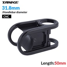 탱크자전거 31.8mm 고강도 단자 손잡이 CNC 알루미늄 합금산지차도로자전거 앞차클램프 28.6mm 0도 40mm 50mm 장공설계 초경량자전거자전거 손잡이 수직TS-90 산, 45mm, 1개