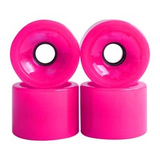 YSSHOP 4Pcs 스케이트 보드 바퀴 교체 PU 롤러 78A Longboard 부품, 보라색