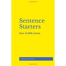 문장 시작 : 14 000 개 이상의 항목! (저자 자료), 단일옵션, 단일옵션