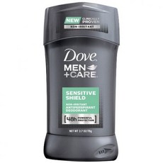 Dove 도브 남성케어 향정신성 데오드란트 민감성 쉴드 2.7온스3팩, Woody, 2.7 Ounce (Pack of 3), 76g, 3개