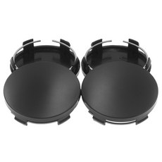 범용 휠 센터 캡 림 허브 커버 개조 장식 자동차 액세서리 스타일링 블랙 실버 60mm 로트당 4개