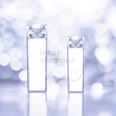 인터쇼퍼 용기 우유팩 우유 홀더 화이트 우유팩 모양 소분용기, 0.5L, 1개, 1개입