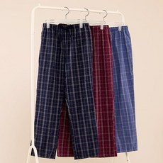 애니바디 [공용잠옷] 면9부 라운지-체크 ANLM20A11(잠옷)