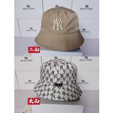 NERDY NY 자수 LA 전판패턴 버킷햇 20신상 커플캐주얼 썬캡