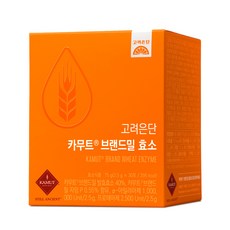 고려은단 카무트 브랜드밀 효소 30포, 1개, 75g