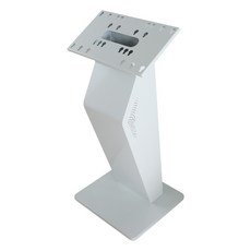 키오스크 스탠드 웨이팅 거치대 매장 식당 카페 플로어 스탠드 터치 모니터 테이블 다이, A. K타입 10~27인치 화이트