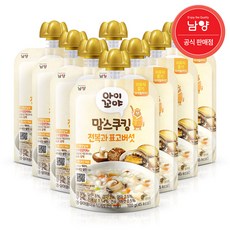 아이꼬야 맘스쿠킹 레토르트 이유식 100g, 전복과표고버섯, 8개 - 맘마밀전복