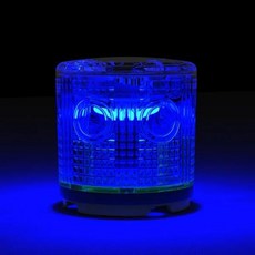 태양광 경고등 장애물 조명 스트로브 깜박이는 LED 농장 크레인 건설 낚시 보트 현장 등에, 02 파란_06 세 나사, [02] 파란