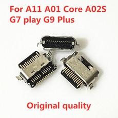 마이크로 USB C 타입 플러그 충전기 도크 포트 커넥터 A11 A02S A01 코어 M11 모토 G9 플러스 G7 플레이용, 5개