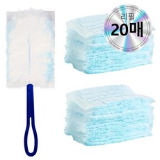 픽커스 정전기 먼지털이 스타터팩 리필 20P + 핸들, 1세트, 혼합